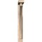 Ekena Millwork Thorton Block Smooth Bracket w/ Offset Brace, Douglas Fir, 3 1/2"W x 20"D x 28"H BKT0402X20X28THR05SDF - alternate 2